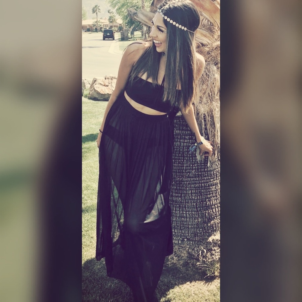 Sheer Festival Skirt